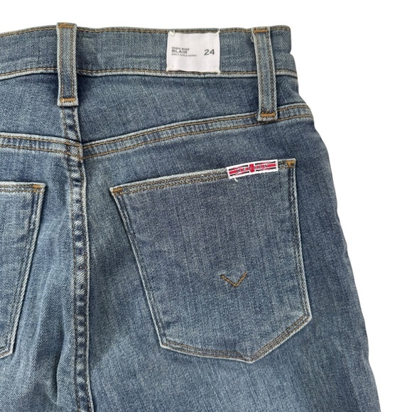 NWT Hudson Blair High Rise Ankle Denim Jean Wraith Wash Size 24 - Picture 5 of 12